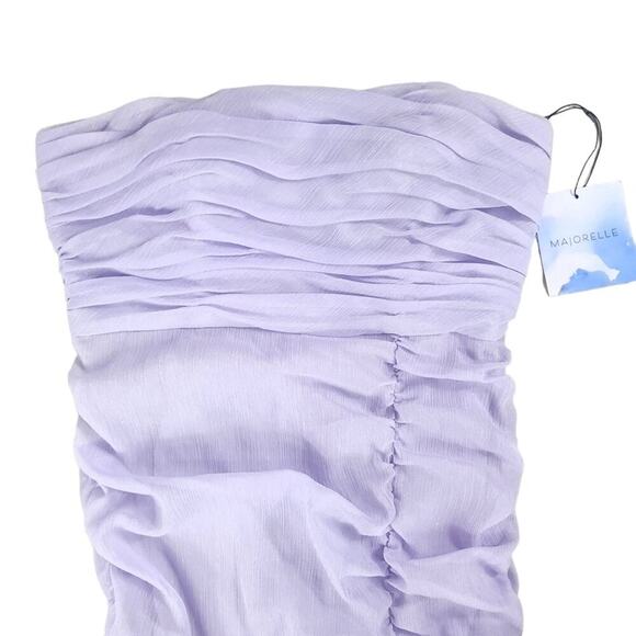 Revolve Majorelle Iridessa Dress Strapless Metallic Maxi Mermaid Gown - Picture 10 of 16